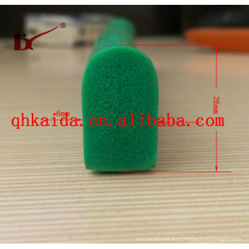 Perfil de la esponja del silicón de la prenda impermeable del borde de la puerta del gabinete eléctrico